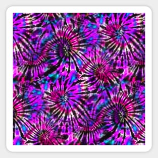 Purple Tie Dye Madness Sticker